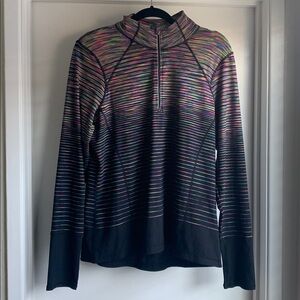 NWT Kirkland Pullover Stripped Activewear Jacket  Size XL